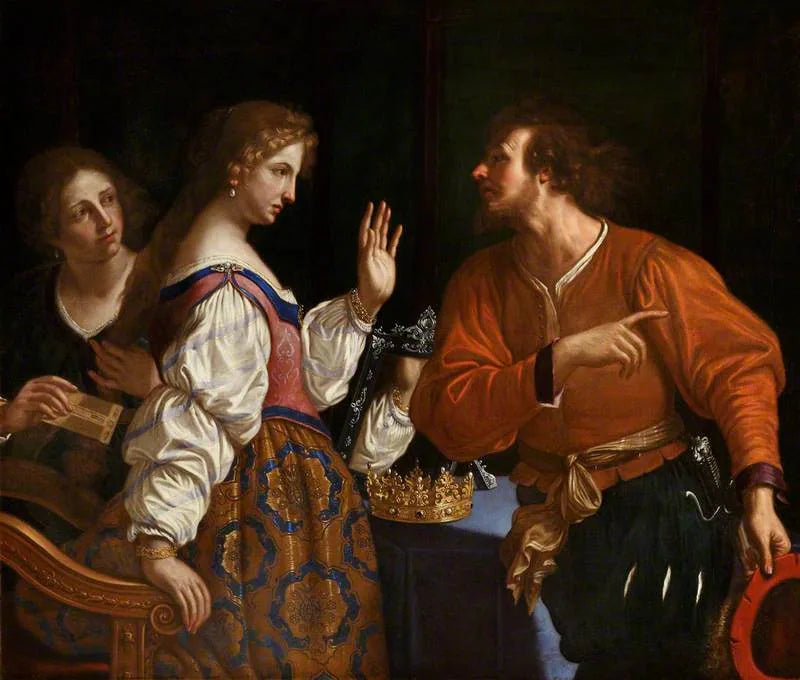Semiramis Receiving the News of the Fall of Babylon - Guercino