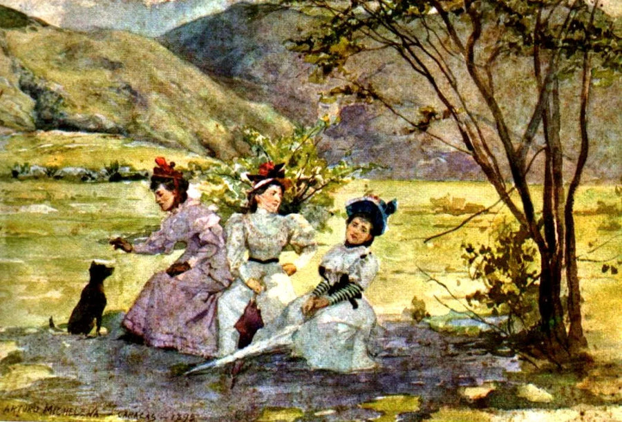 Señoritas en el campo. - Arturo Michelena