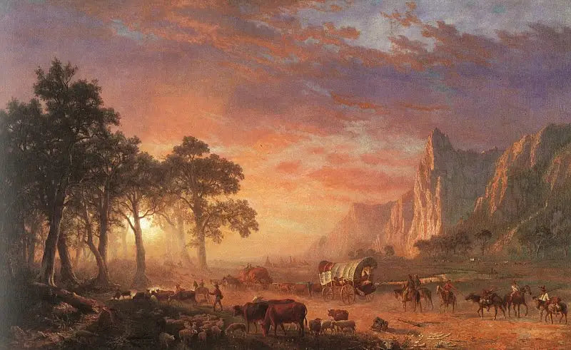 Oregon Trail - Albert Bierstadt