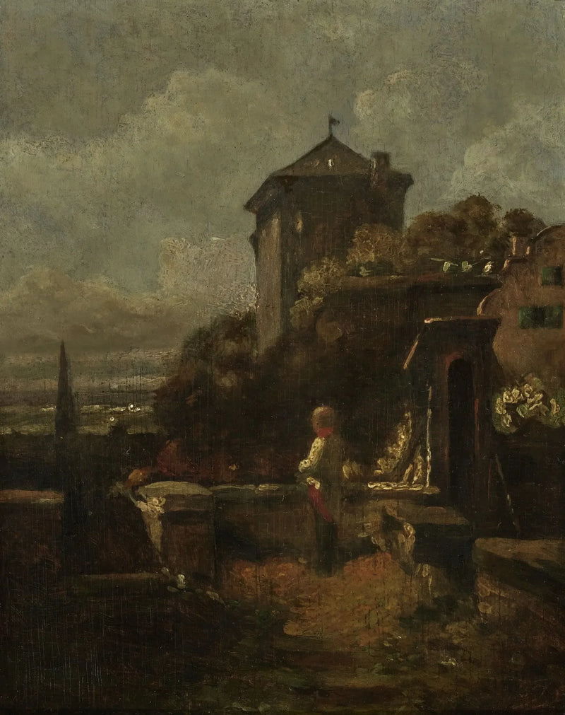Sentinel on the Ramparts - Carl Spitzweg