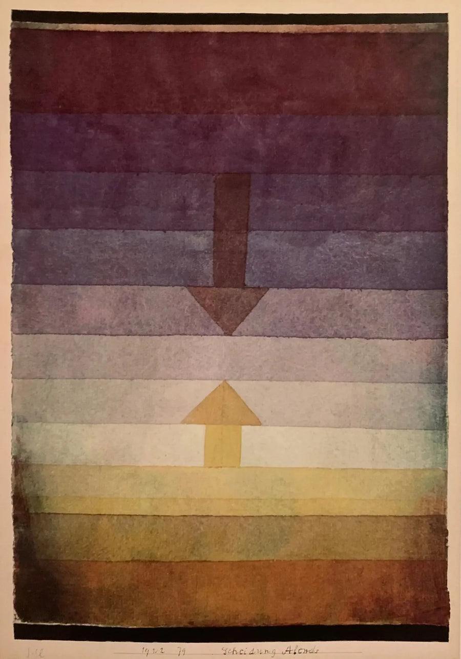 Separation, in the Evening - Paul Klee