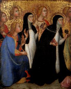 Seven Saints in Adoration - Bartolo di Fredi