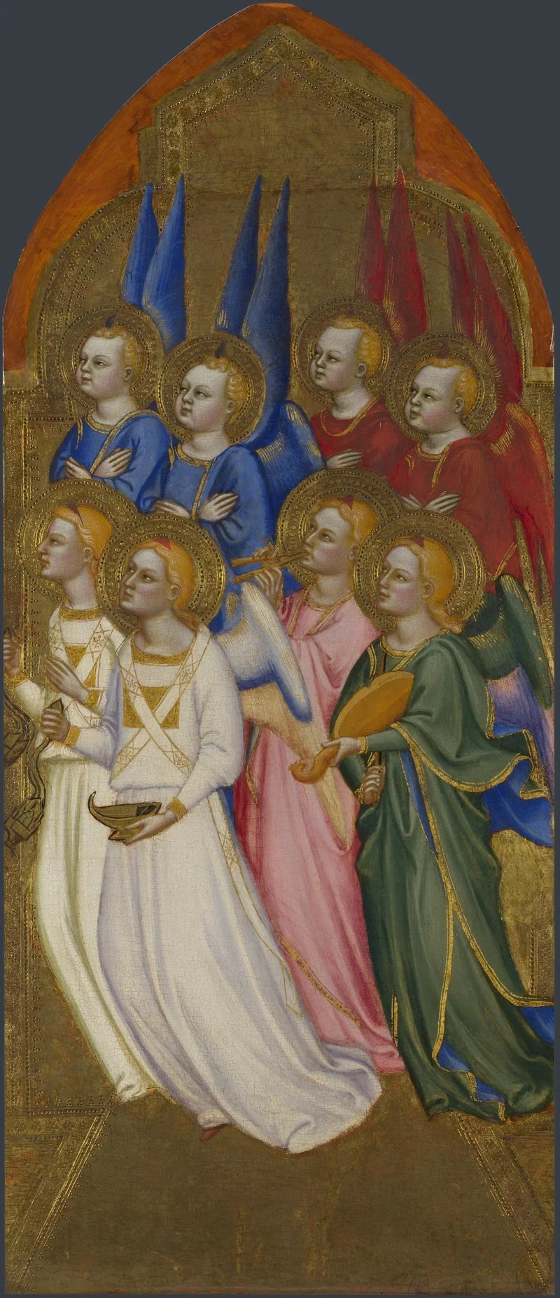 Seraphins, cherubs et anges adorateurs - Jacopo di Cione
