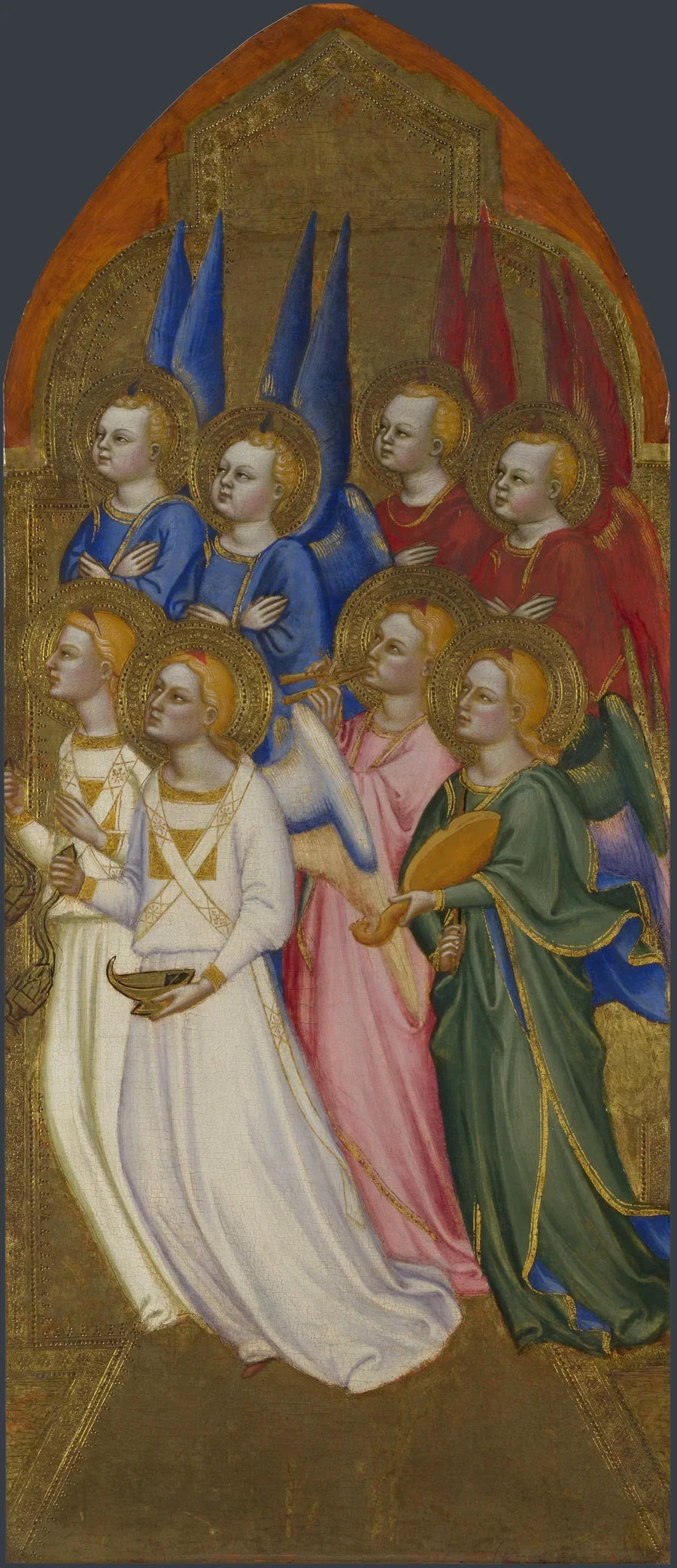 Seraphins, cherubs et anges adorateurs - Jacopo di Cione