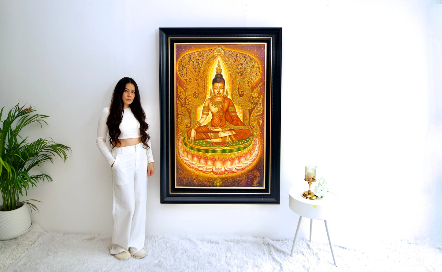 Serenity of the Buddha - Siwakorn | 80 x 130 cm Reproductions of paintings in oil paint