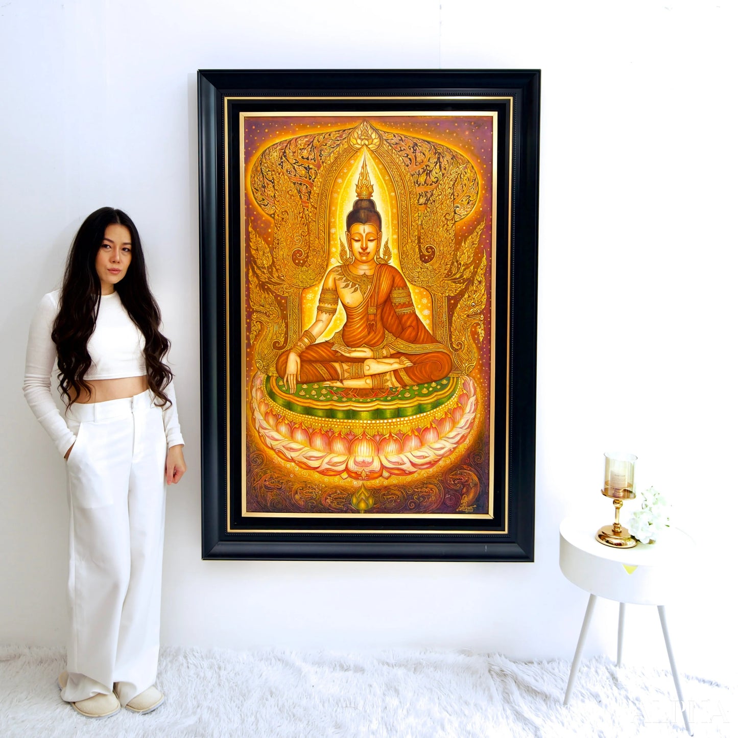 Serenity of the Buddha - Siwakorn | 80 x 130 cm Reproductions of paintings in oil paint