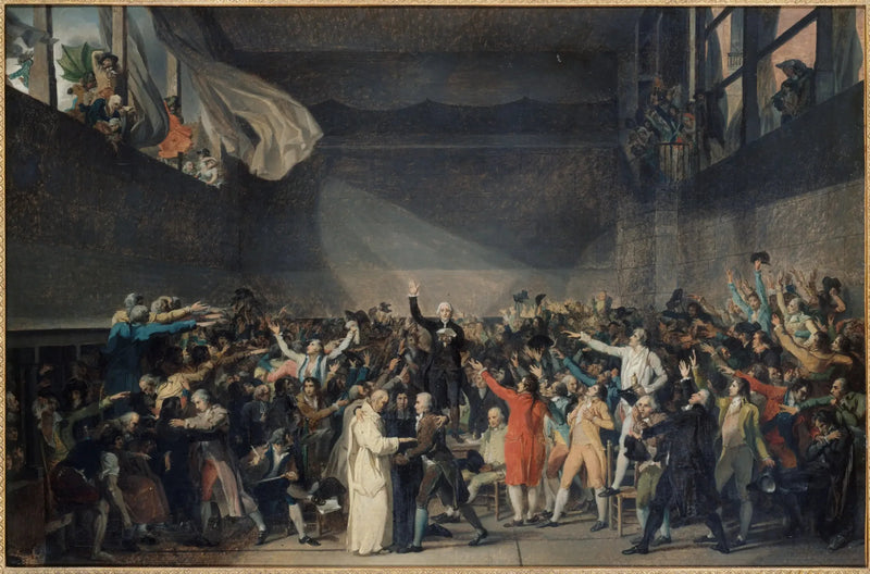 The Tennis Court Oath, June 20, 1789 - Jacques-Louis David