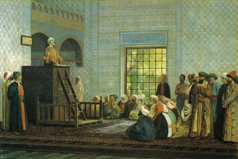 Sermon at the Mosque - Jean-Léon Gérôme
