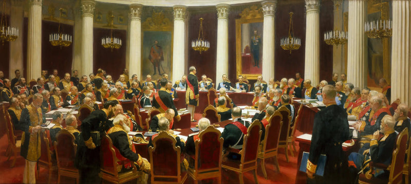 Ceremonial Session of the State Council - Ilya Repin