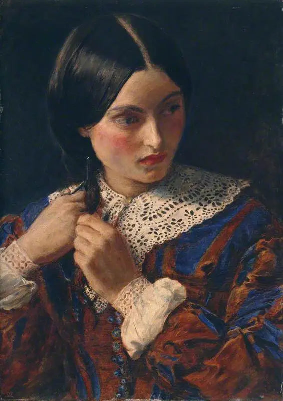 Only a lock of hair - John Everett Millais
