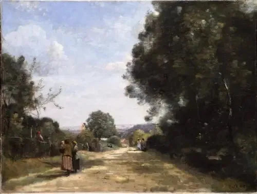 Sèvres-Brimborion. View taken facing Paris - Jean-Baptiste Camille Corot