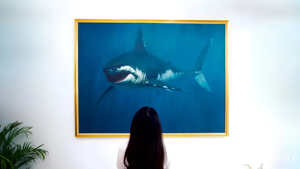 Shark – Somchai | 150 x 200 cm Reproductions de tableaux à la peinture à l’huile