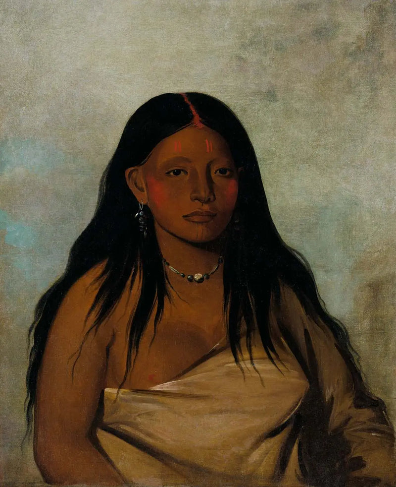 She-de-ah, Wild Sage, a Wichita woman - George Catlin