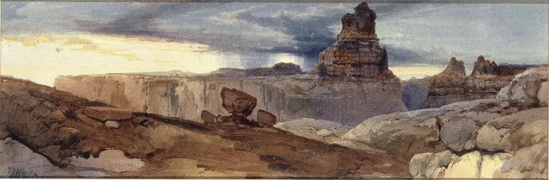 Shin-Au-Av-Tu-Weap (Land of God), Colorado Canyon. Utah Ter. - Thomas Moran