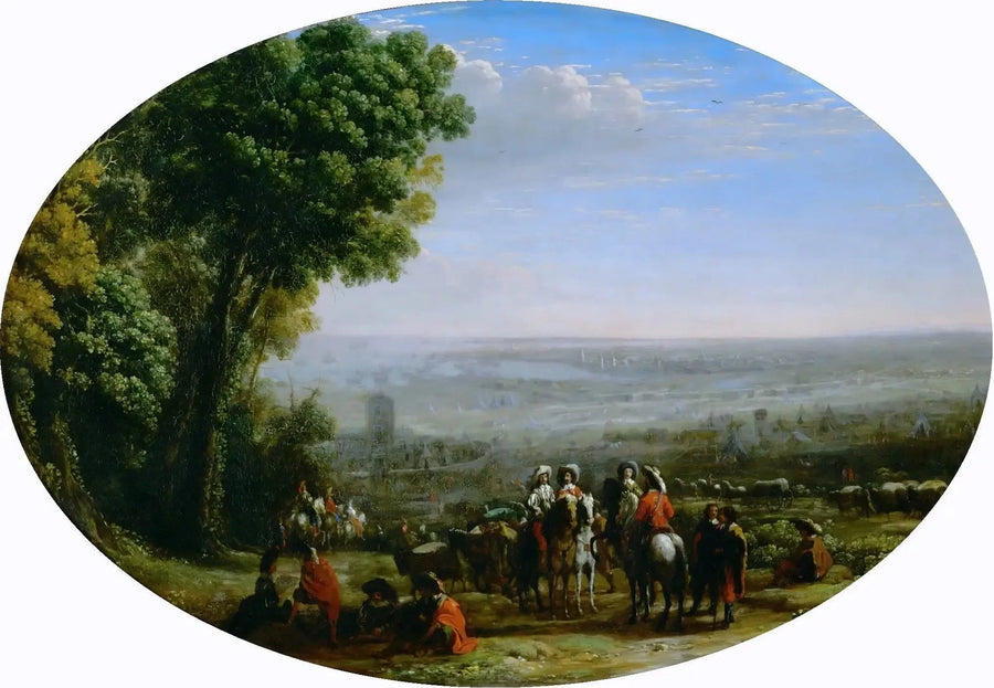 Siege of La Rochelle by Louis XIII - Claude Lorrain