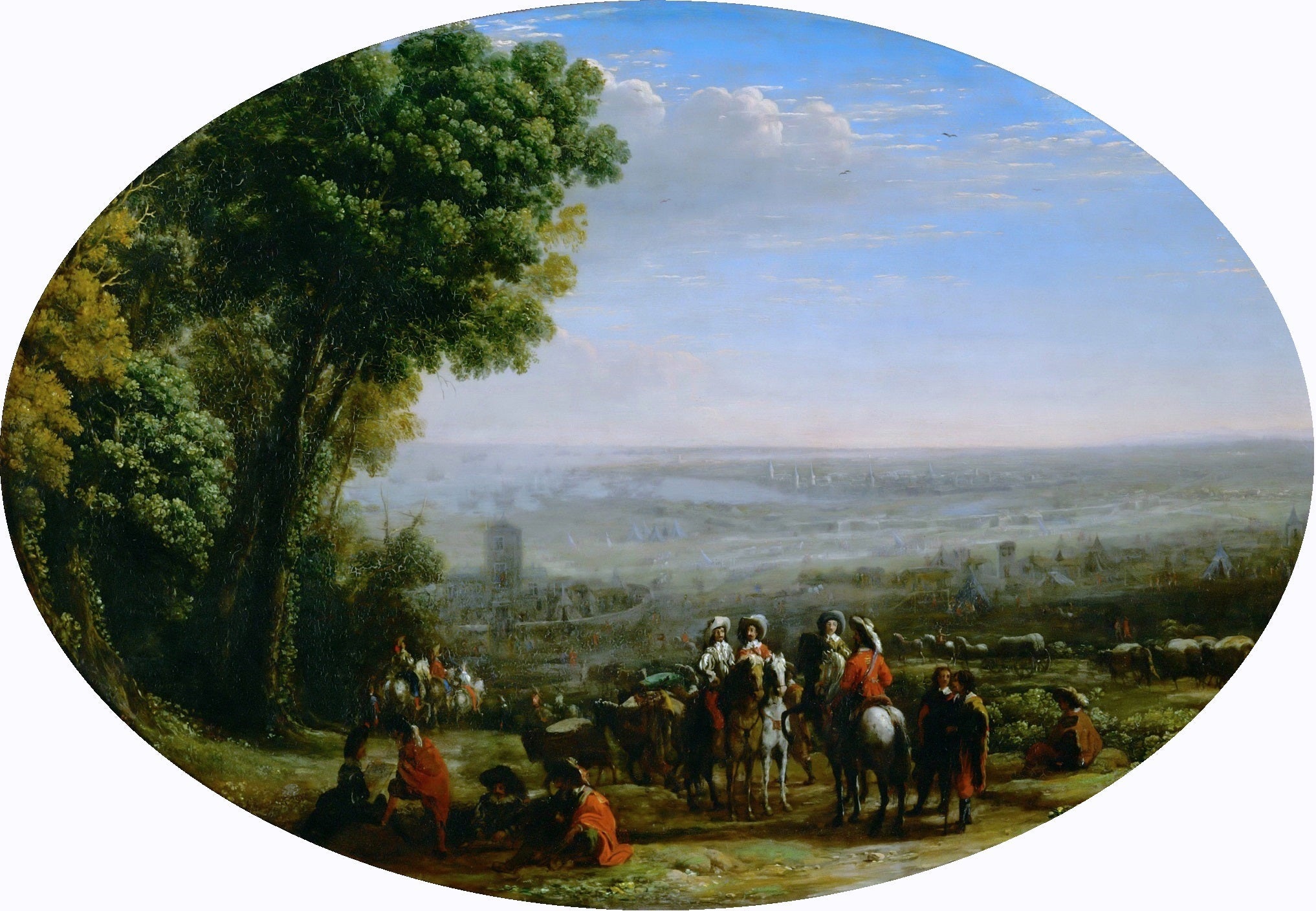 Siege of La Rochelle by Louis XIII - Claude Lorrain