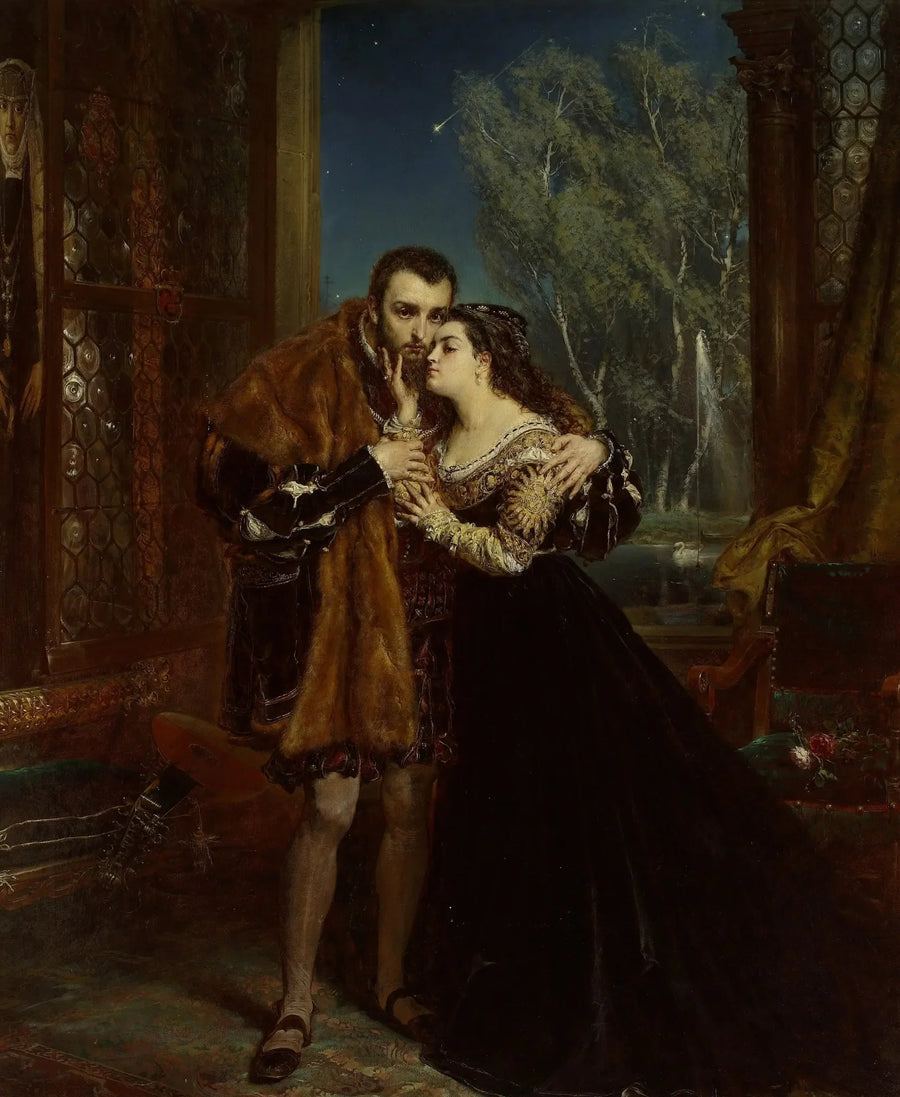 Sigismond Auguste and Barbara at the court of Radziwiłł in Vilnius - Jan Matejko