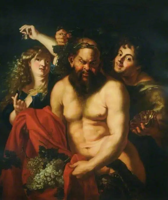 Drunken Silenus accompanied by Bacchantes - Peter Paul Rubens