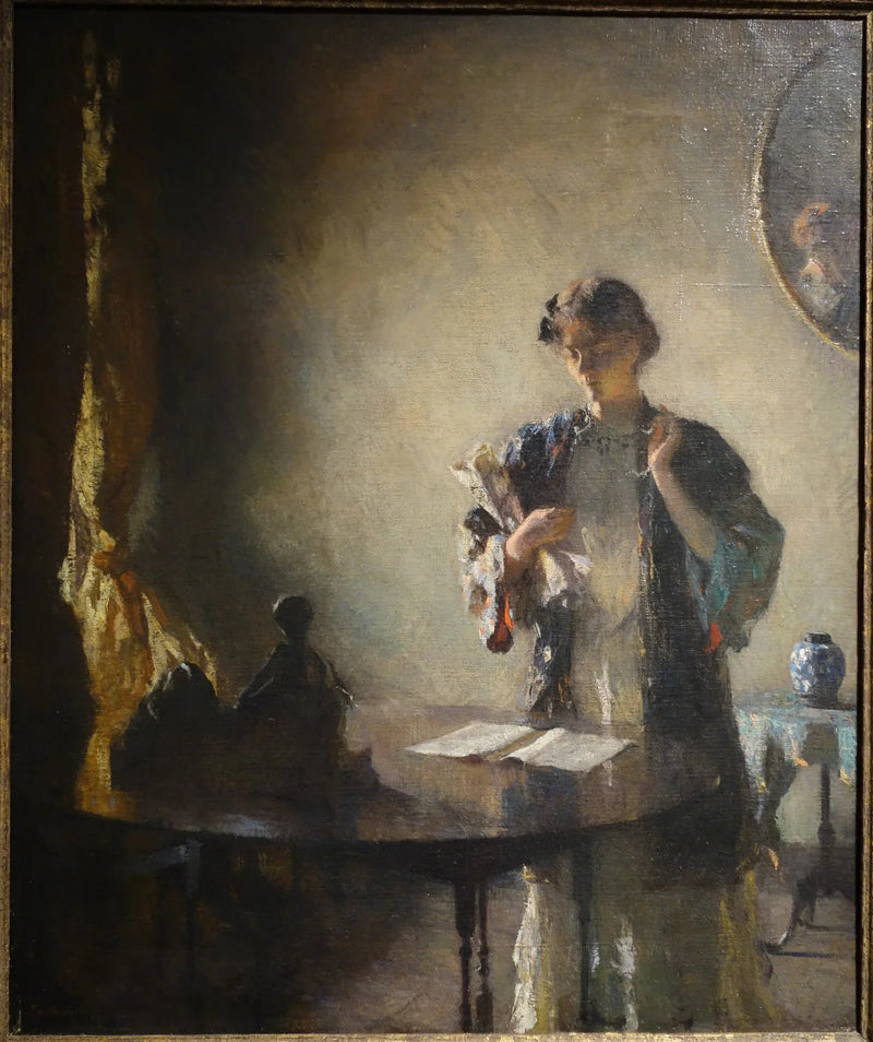 Silhouette in a Room - Frank Weston Benson