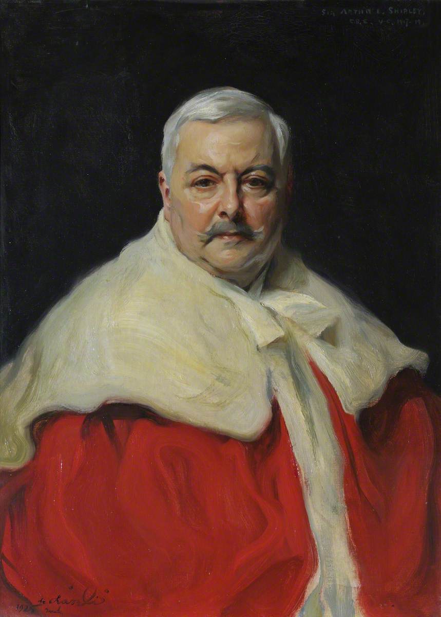 Sir Arthur Everett Shipley, Master - Philip de László