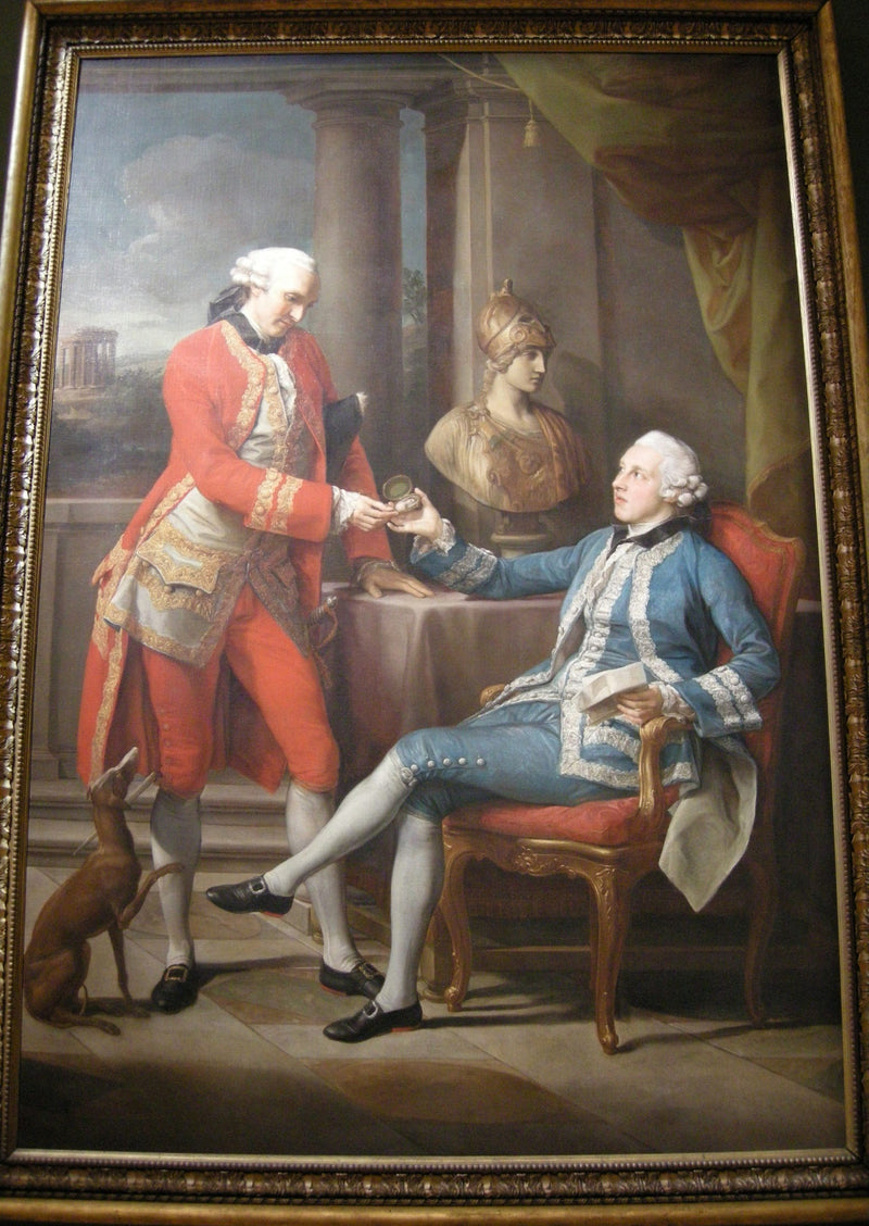 Sir Sampson Gideon and an unidentified companion - Pompeo Batoni