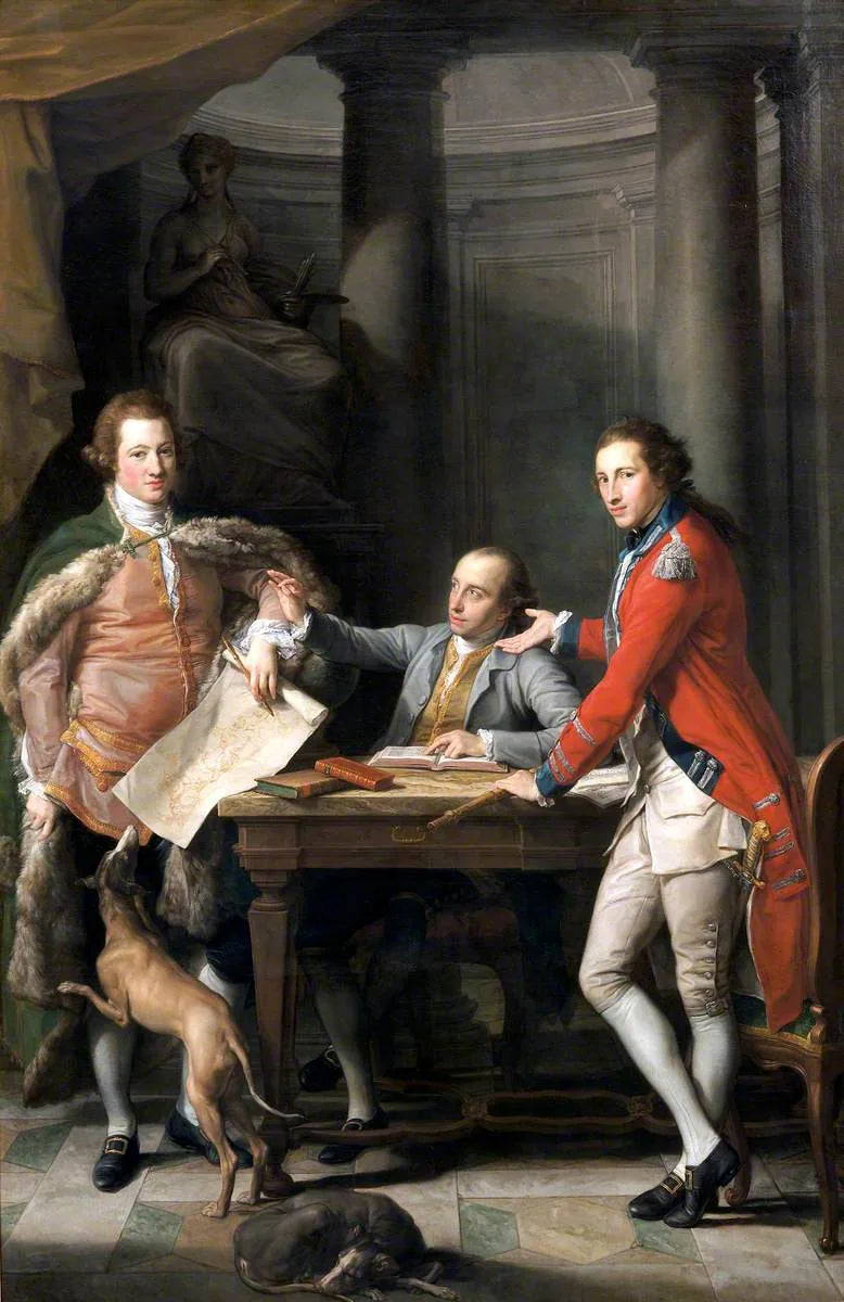 Sir Watkin Williams-Wynn (1749–1789), 4th baronet, Thomas Apperley (1734–1819) and Captain Edward Hamilton - Pompeo Batoni