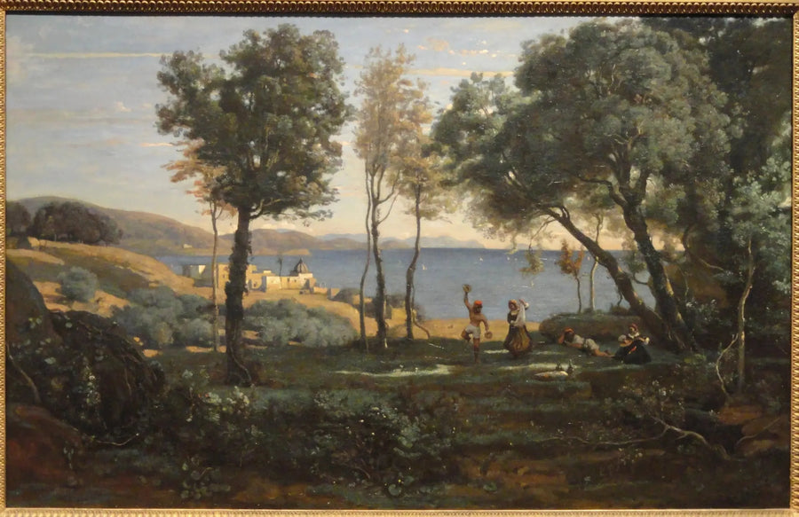 Surroundings of Naples - Jean-Baptiste Camille Corot