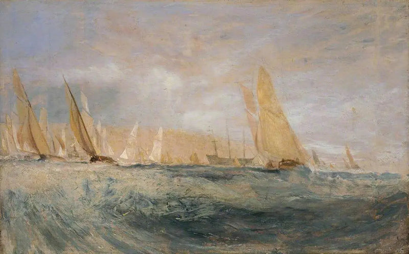 Esquisse pour 'East Cowes Castle, la régate battant au vent' No. 3 - J. M. W. Turner