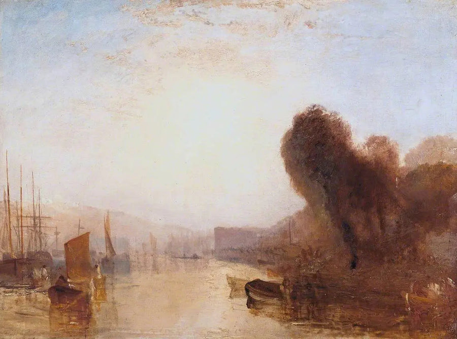 Sketch for ‘East Cowes Castle, the Regatta Starting for Their Moorings’ No. 1 - J. M. W. Turner