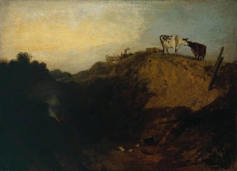 Sketch of a Bank, with Gypsies - J. M. W. Turner
