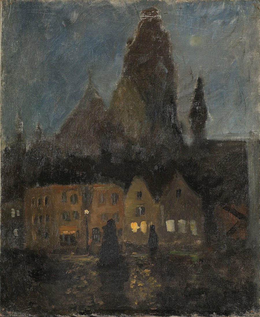 Evening in Dieppe - Frits Thaulow