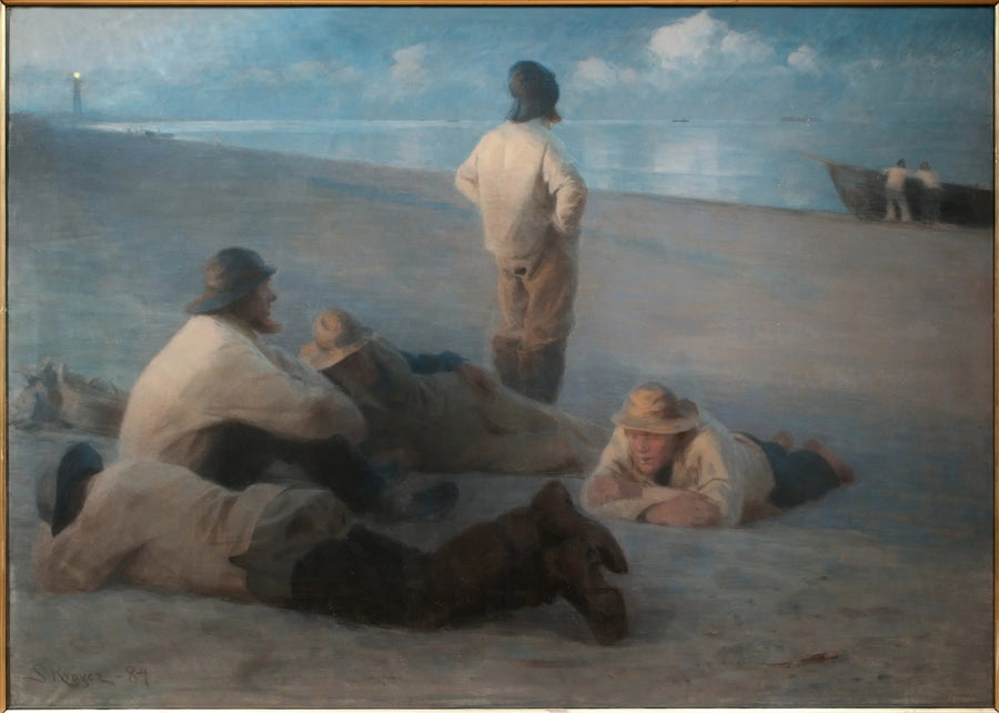 Summer Evening on the Skagen Beach - Peder Severin Krøyer