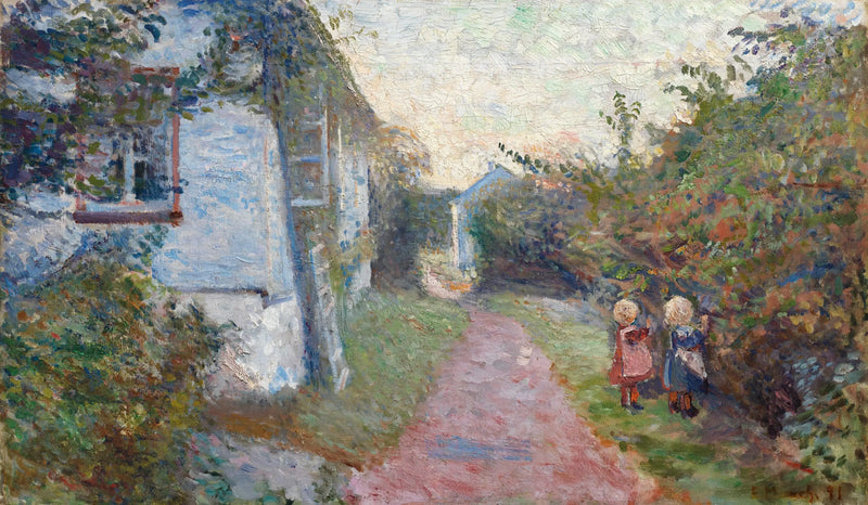 Summer Evening at Åsgardstrand - Edvard Munch