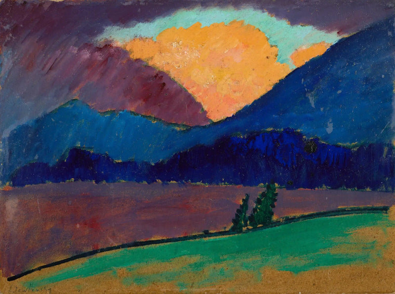 Summer Evening in Murnau - Alexej von Jawlensky