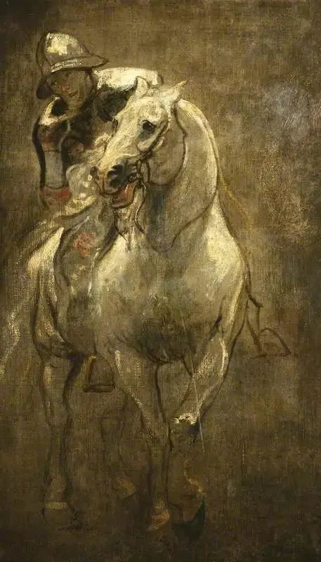 Soldier on horseback - Antoine van Dyck