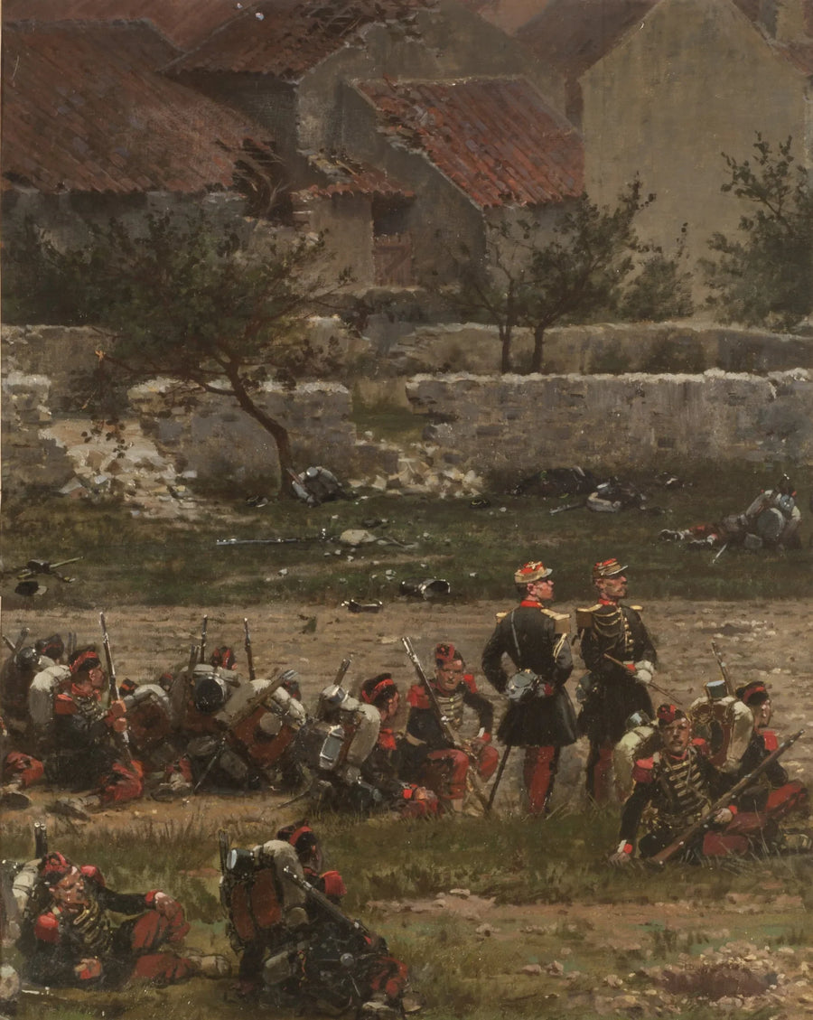 Soldiers at Rest (Panorama of the Battle of Rezonville) (Fragment) - Édouard Detaille
