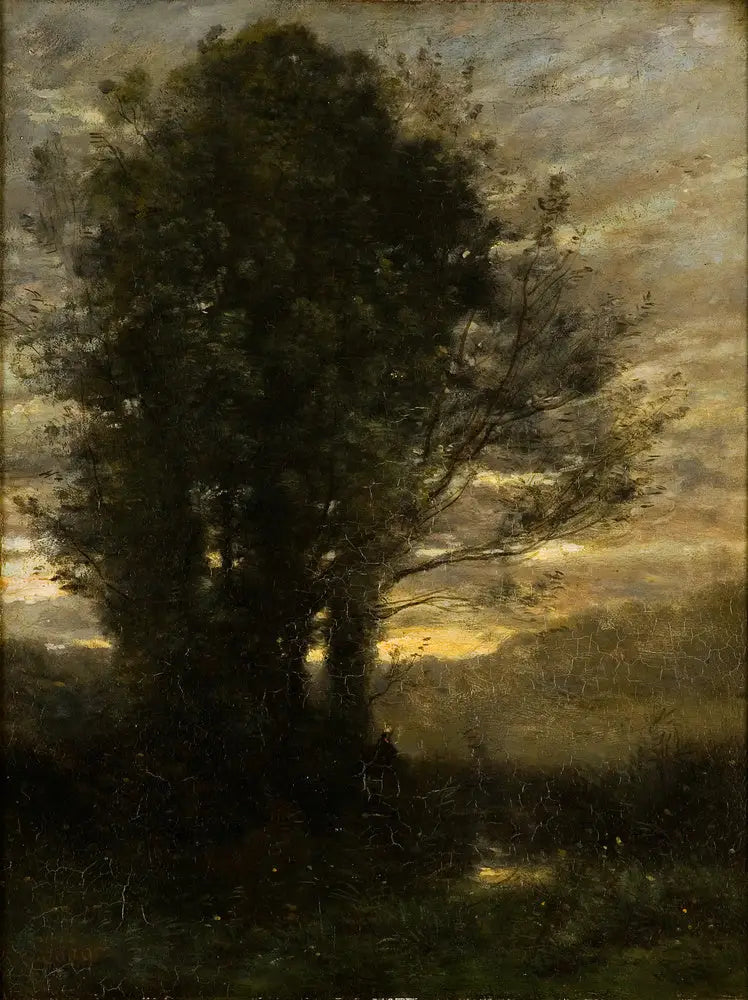 Sunset after the rain - Jean-Baptiste Camille Corot