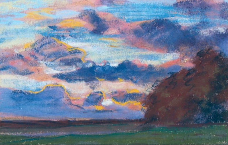 Setting sun P54 - Claude Monet