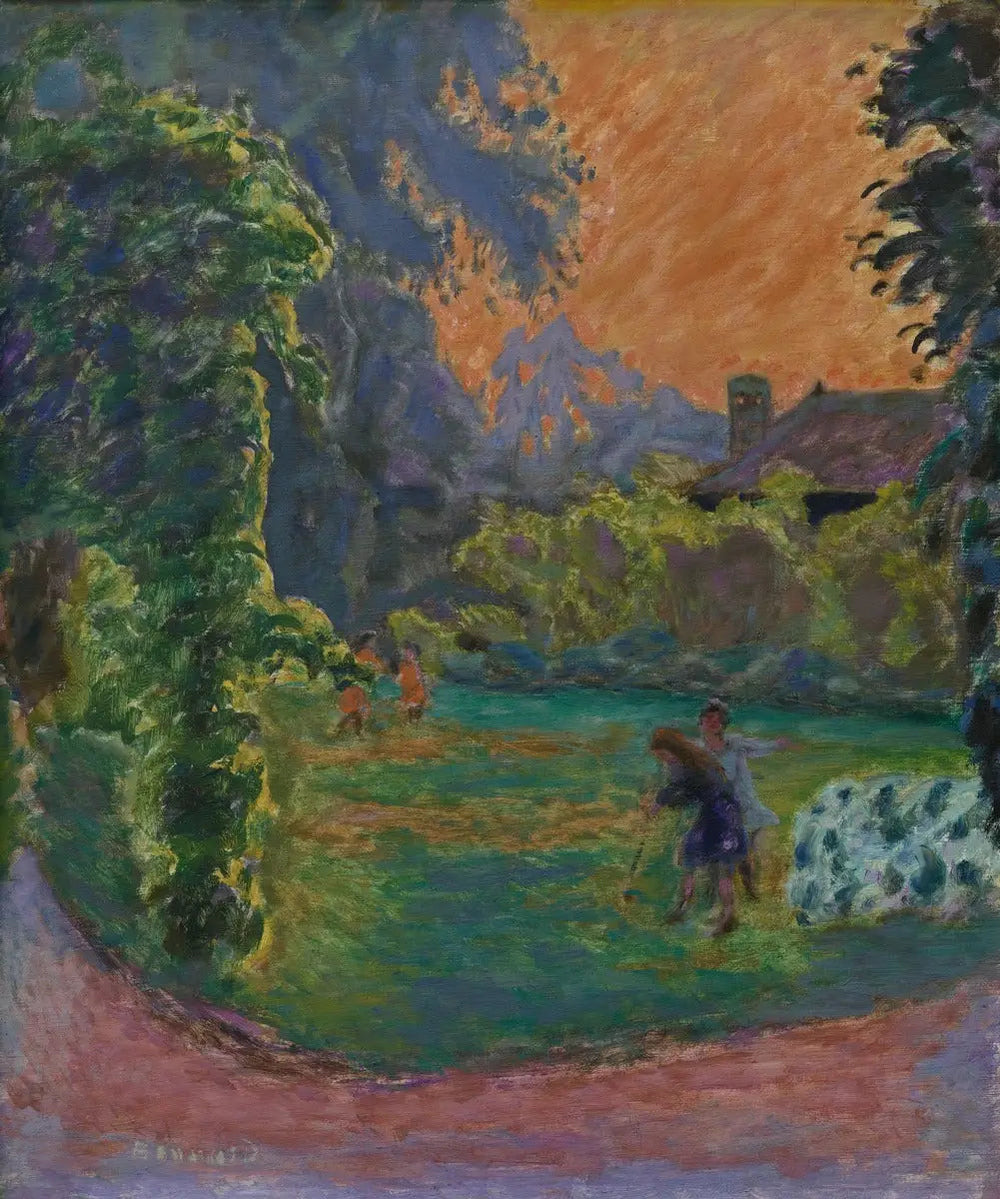 Soleil couchant - Pierre Bonnard image 1 reproduction de peinture à l’huile