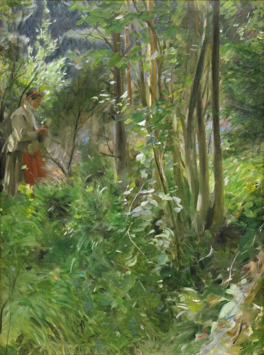 Sun in the Forest - Anders Zorn