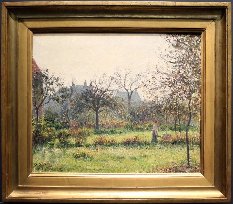Morning Sun, Autumn - Camille Pissarro