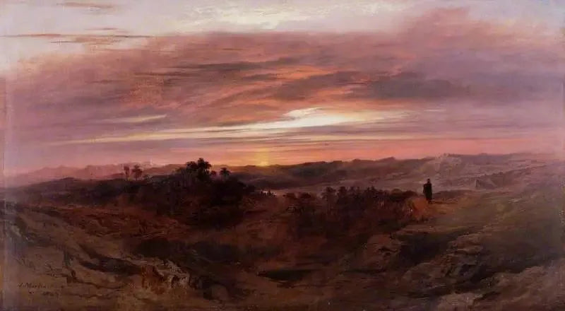 Solitude - John Martin image 1 copie de tableau peinte à la main
