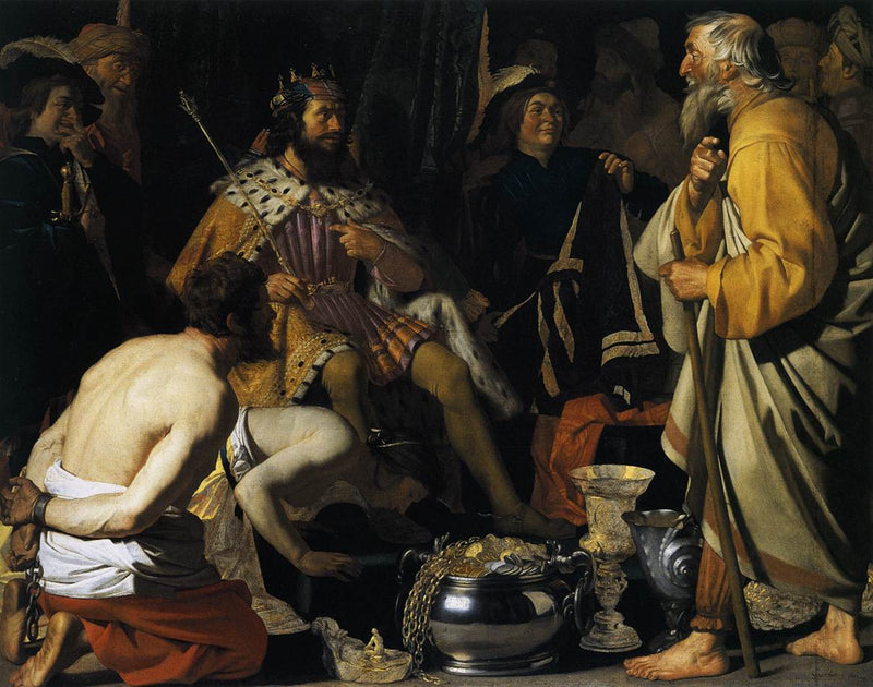 Solon and Croesus - Gerrit van Honthorst