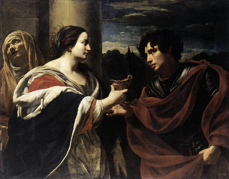 Sophonisba receiving the poison cup - Simon Vouet