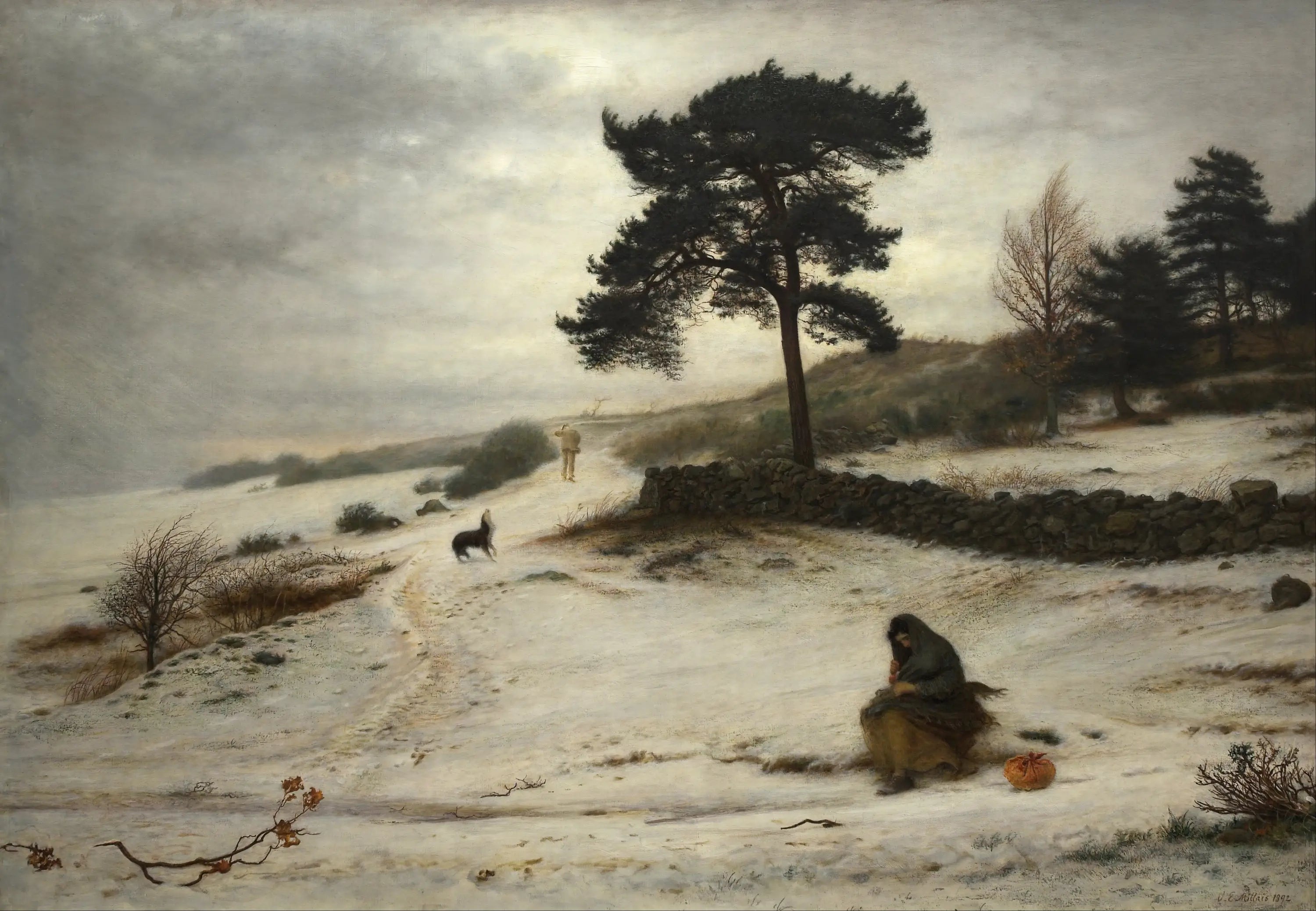 Souffle souffle vent d’hiver - John Everett Millais - Alpha Reproduction