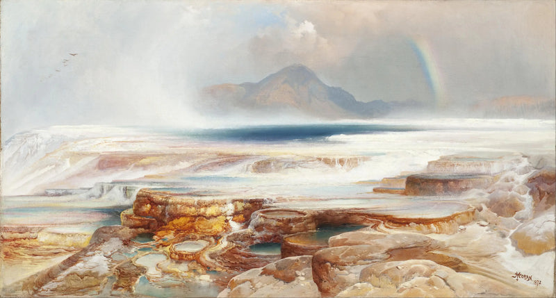 Hot Springs of Yellowstone - Thomas Moran