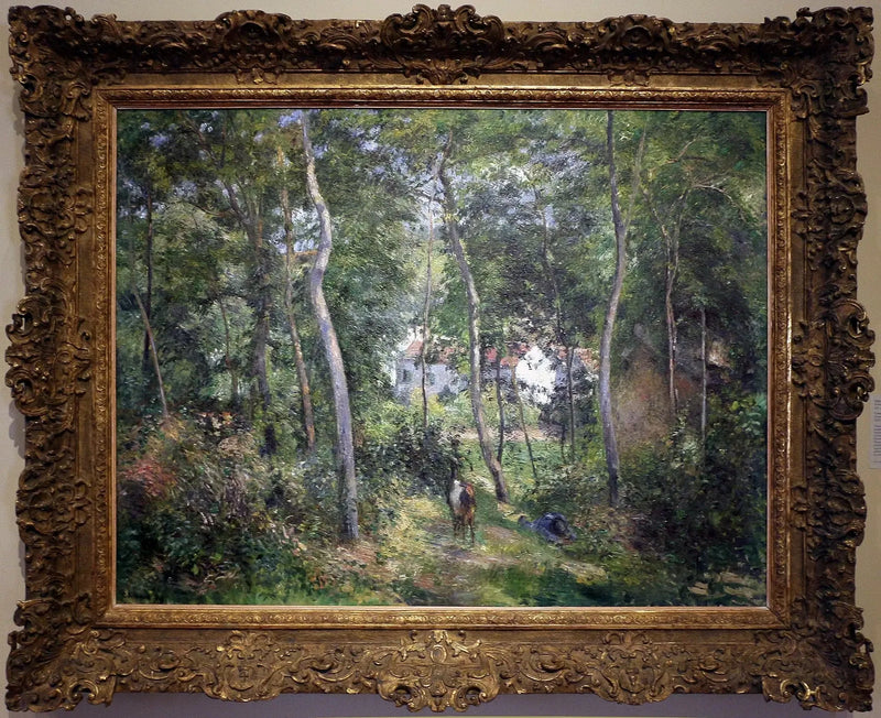 Underbrush at the Hermitage, Pontoise / The Background of the Hermitage - Camille Pissarro