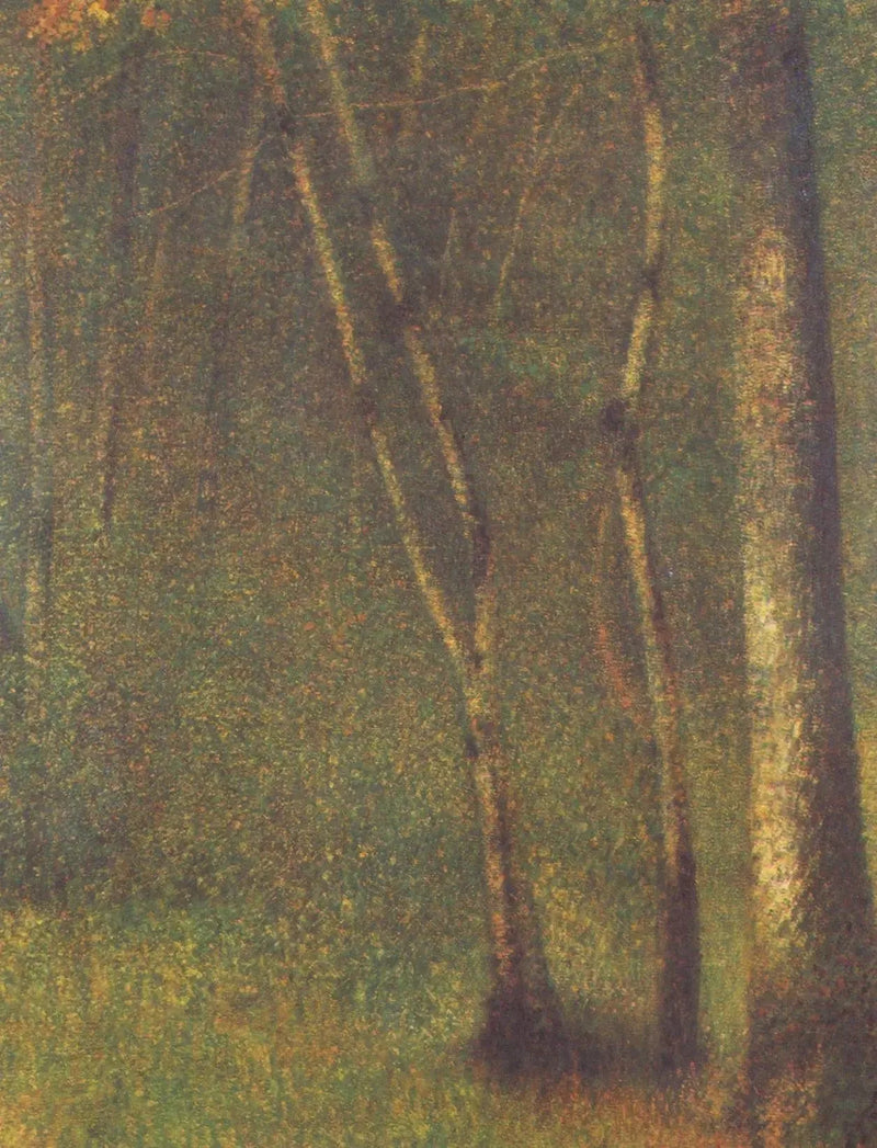 Underbrush at Pontaubert - Georges Seurat