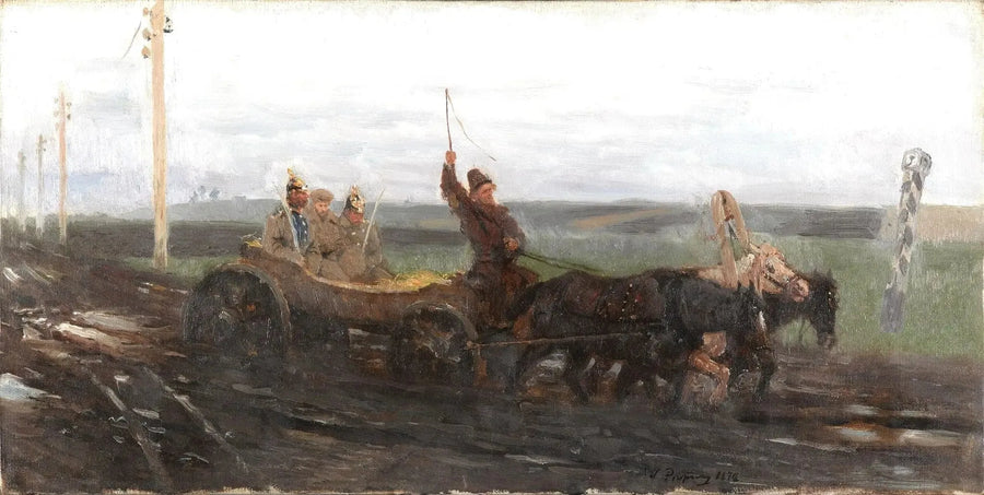 Under good care. Sur une route de vente - Ilya Repin