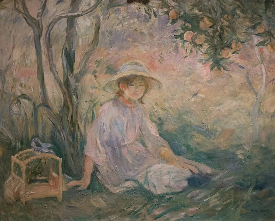 Under the Orange Tree - Berthe Morisot